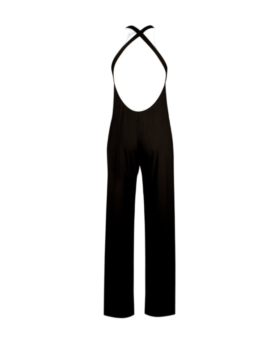 Raffaela D'angelo Macramé Detailing Lycra Wide-Leg Jumpsuit