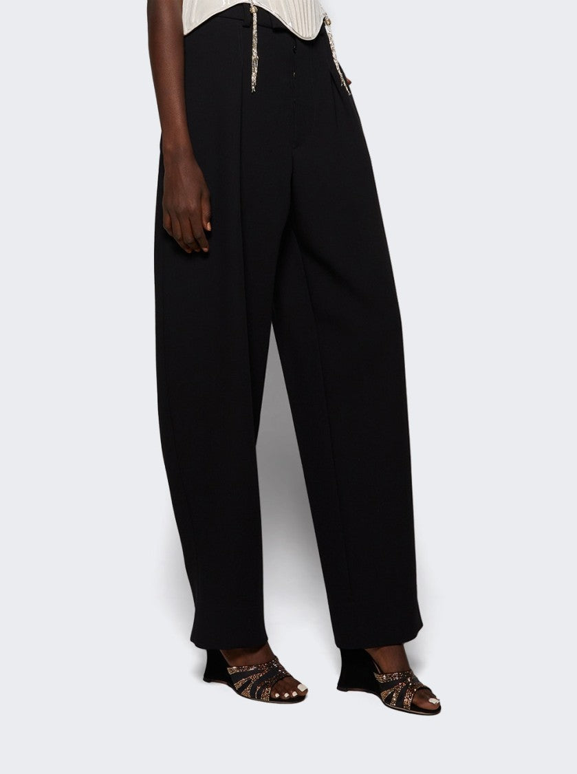 Gianvito Rossi Suede Wedge Sandals Black