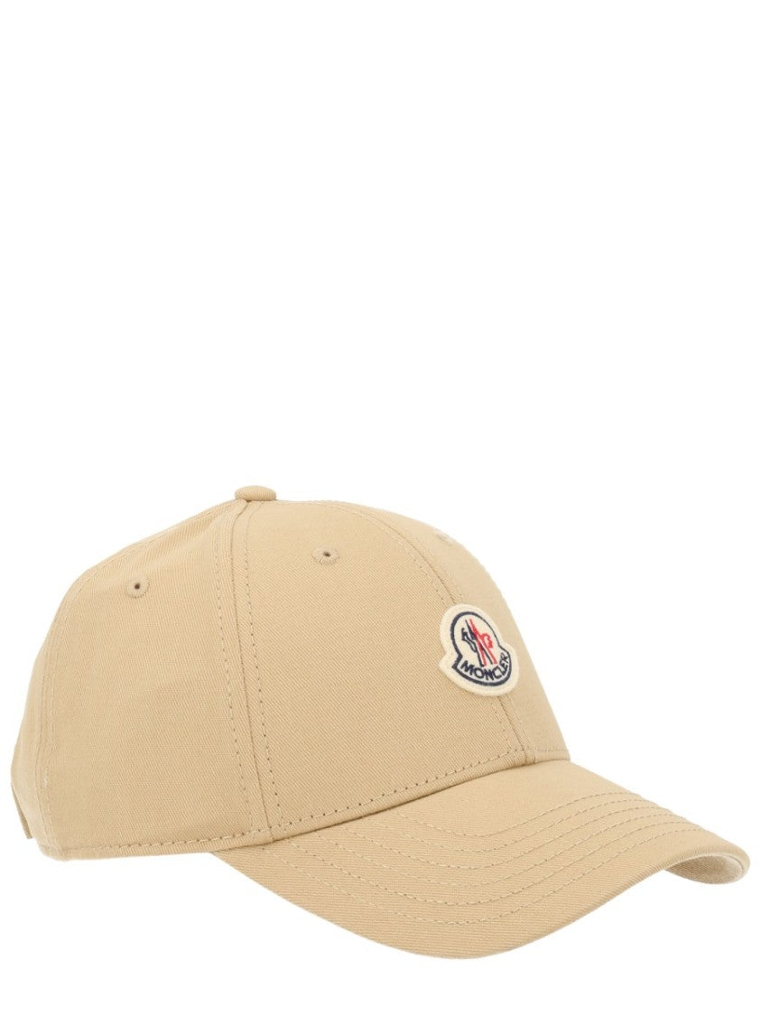 Moncler Curved Brim Cotton Baseball Cap