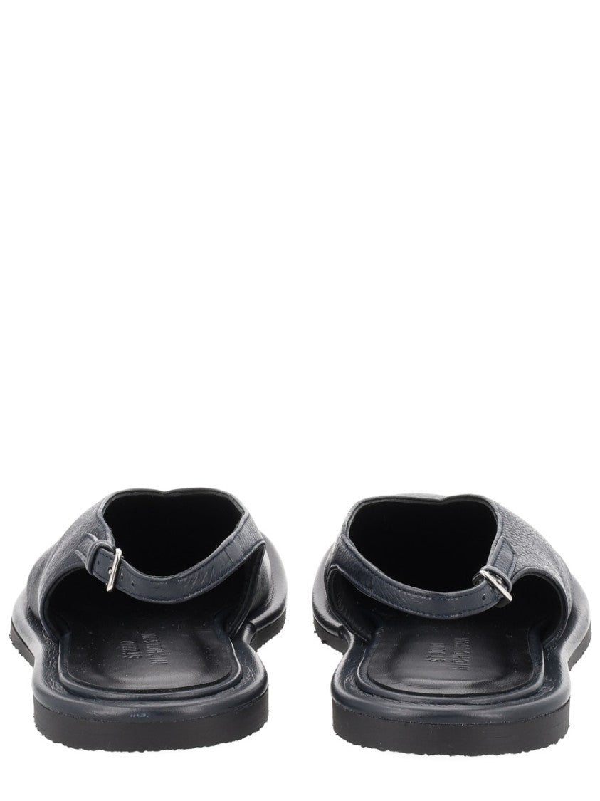 Studio Nicholson Slingback Deerskin Leather Sandals