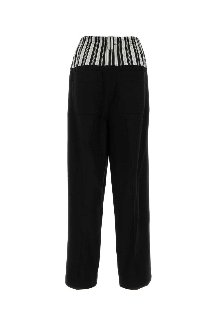 Fendi Black Wool Blend Pant