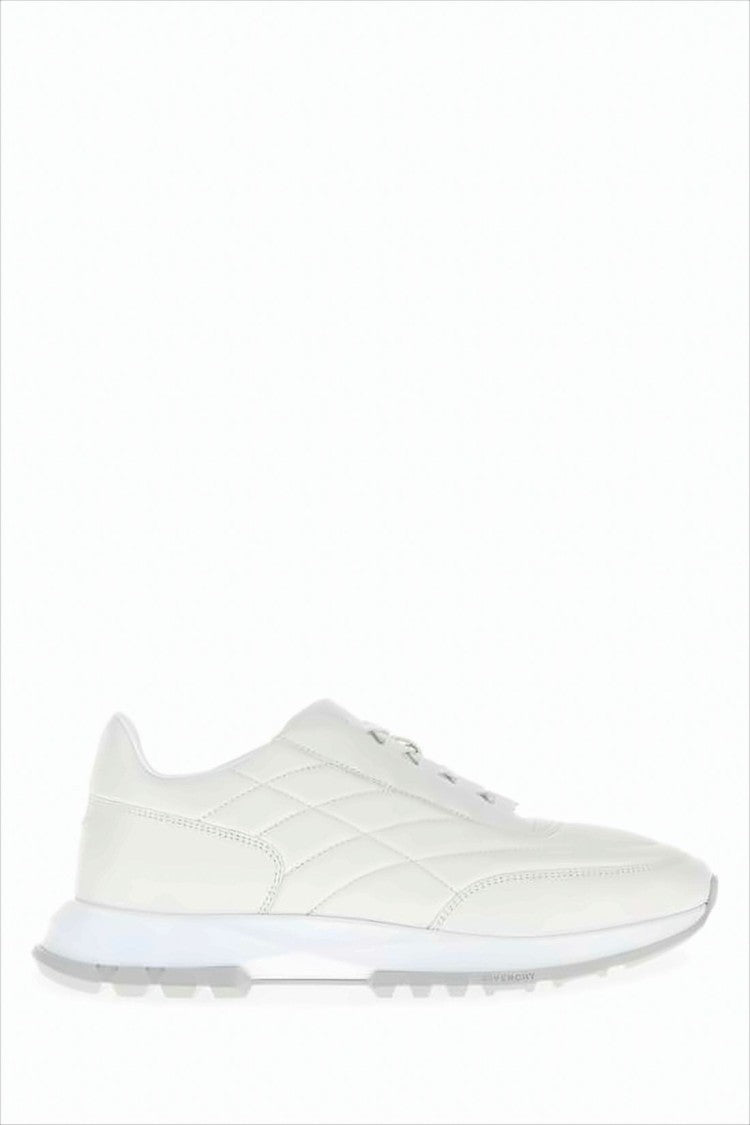 Givenchy Minimalist White Low-Top Sneakers With Elevated Sole