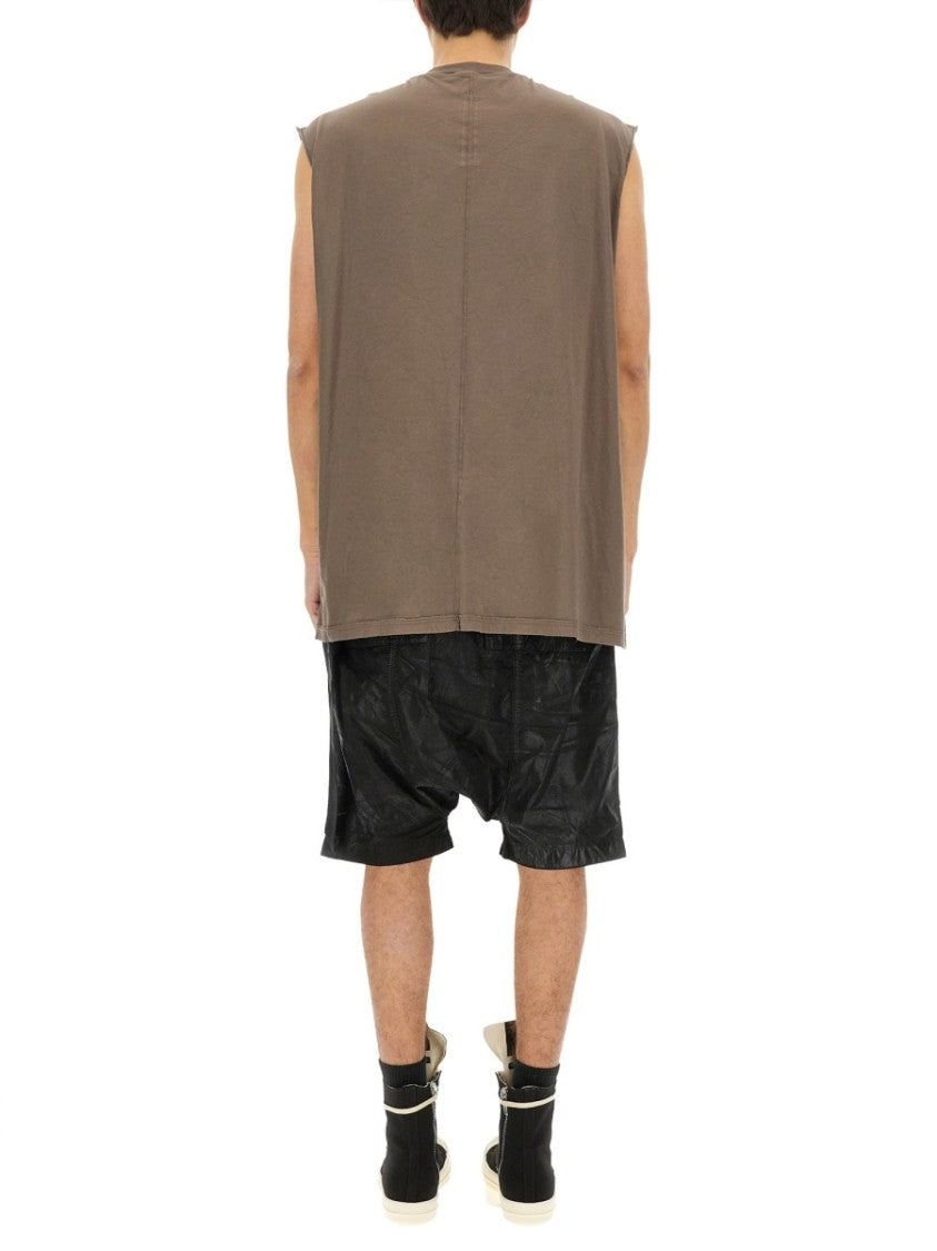 Drkshdw By Rick Owens Oversized Cotton T-Shirt With Relaxed Fit