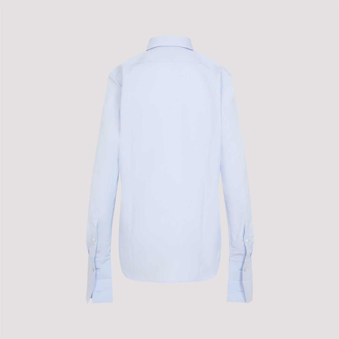 Dries Van Noten Celina Light Blue Cotton Shirt