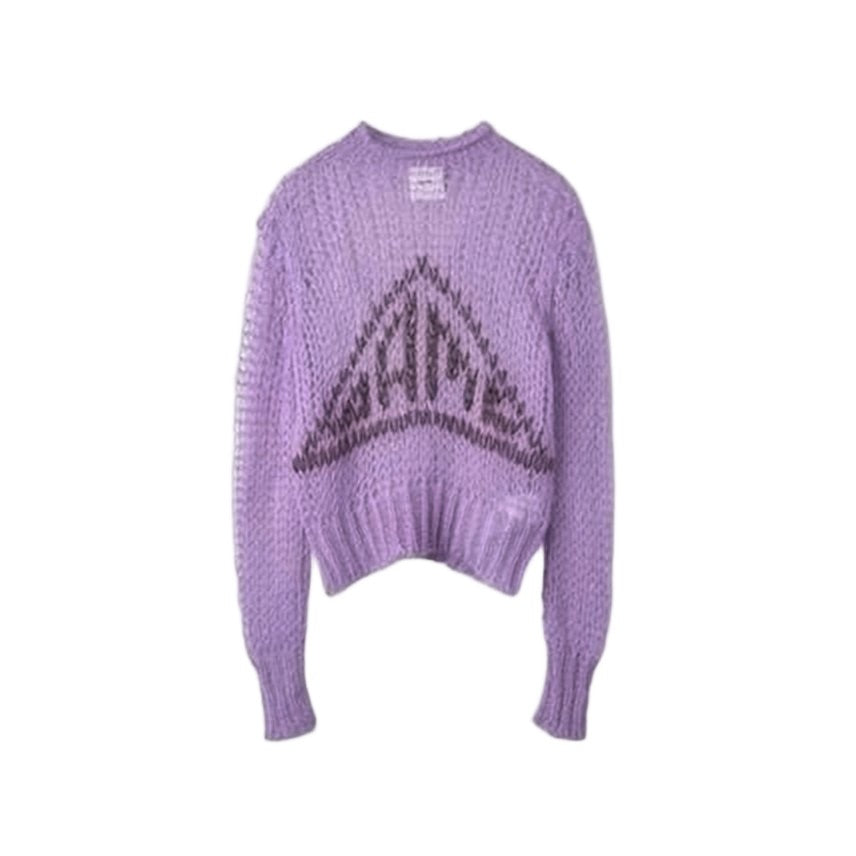 Oamc Light Purple Mohair Knit Sweater
