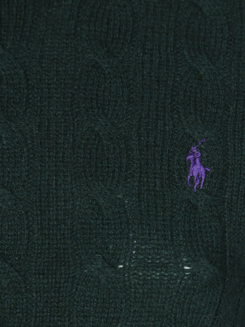 Polo Ralph Lauren Cable Knit Long-Sleeved Sweater With Round Neckline