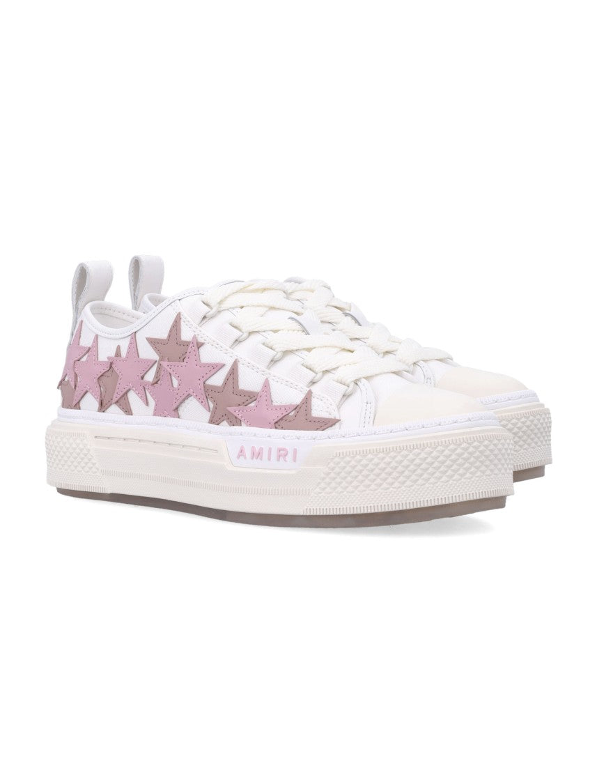 Amiri Stars Court Low Star-Appliquéd Low-Top Sneakers