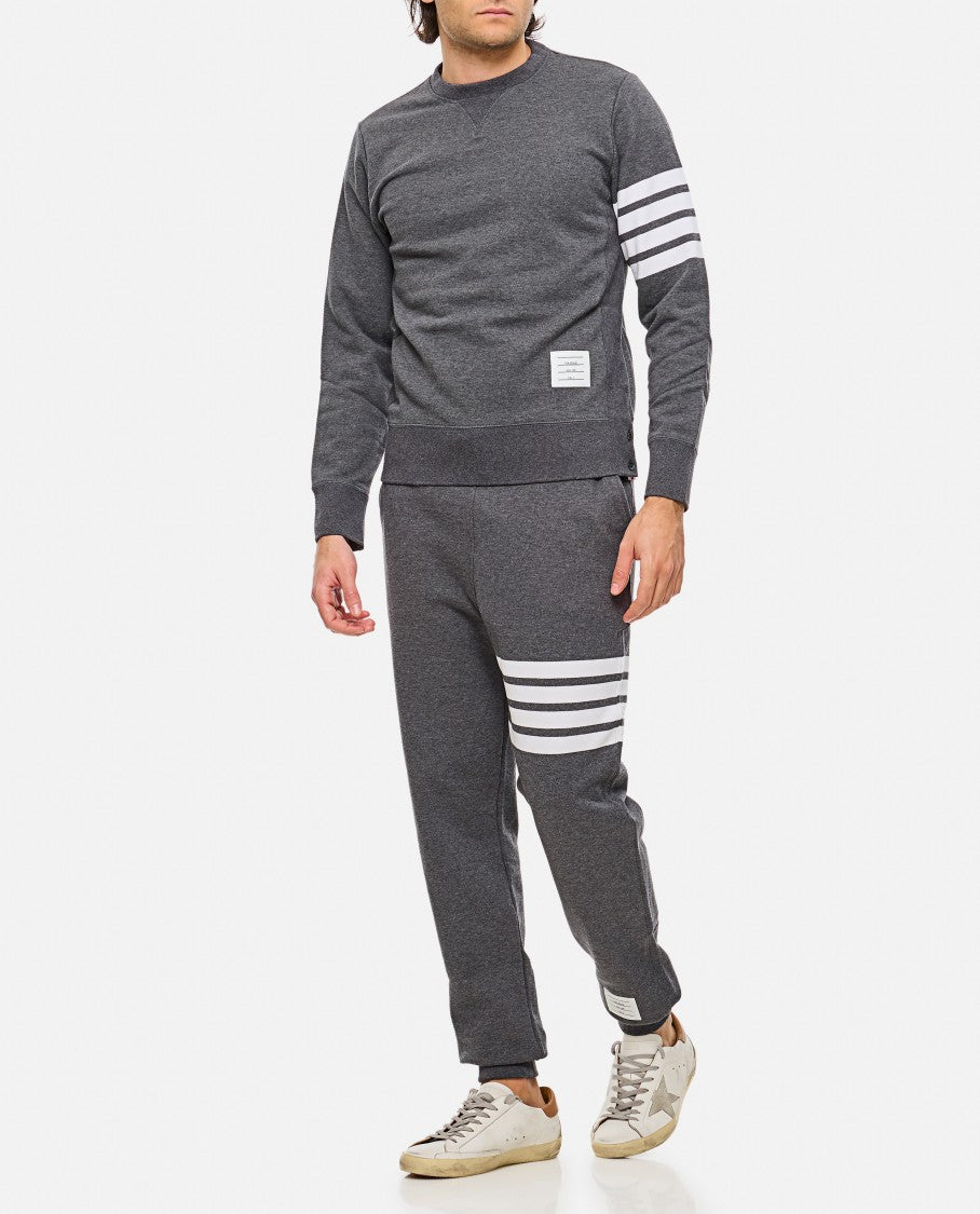 Thom Browne Classic Sweatpant In Classic Loopback W/ Engineered 4 Bar