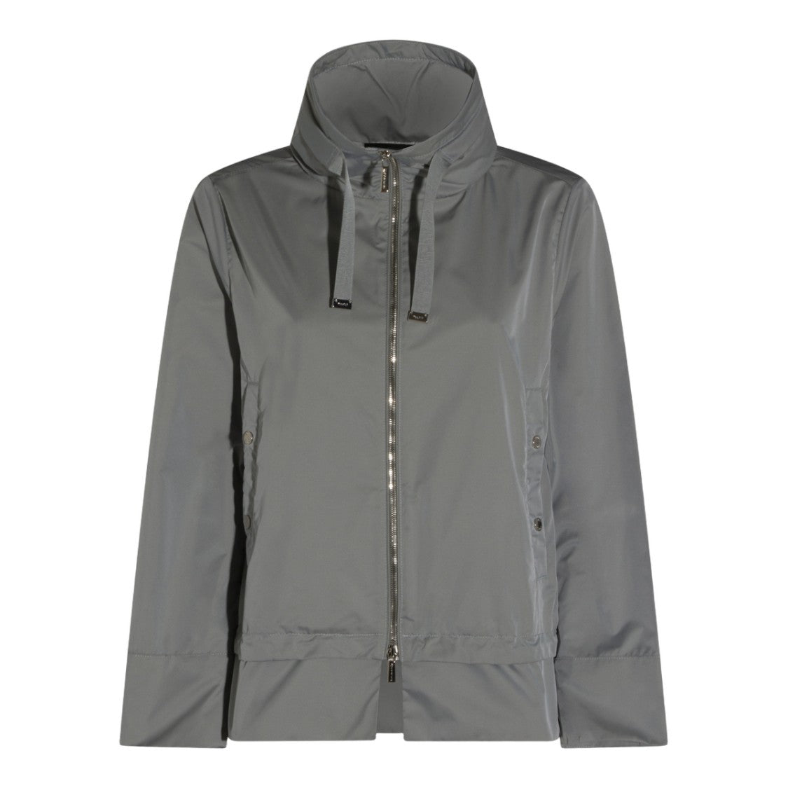 Moorer Grey Jacket With High Collar