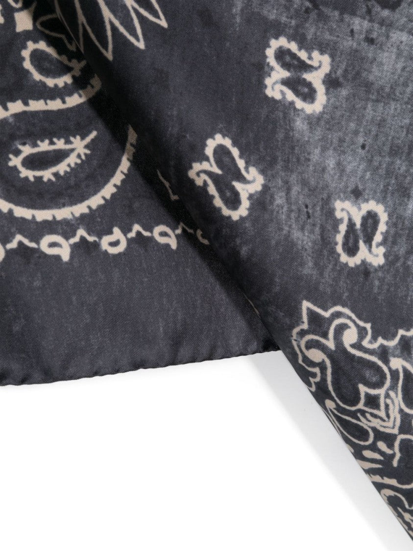 Golden Goose Bandana-Patterned Silk Scarf