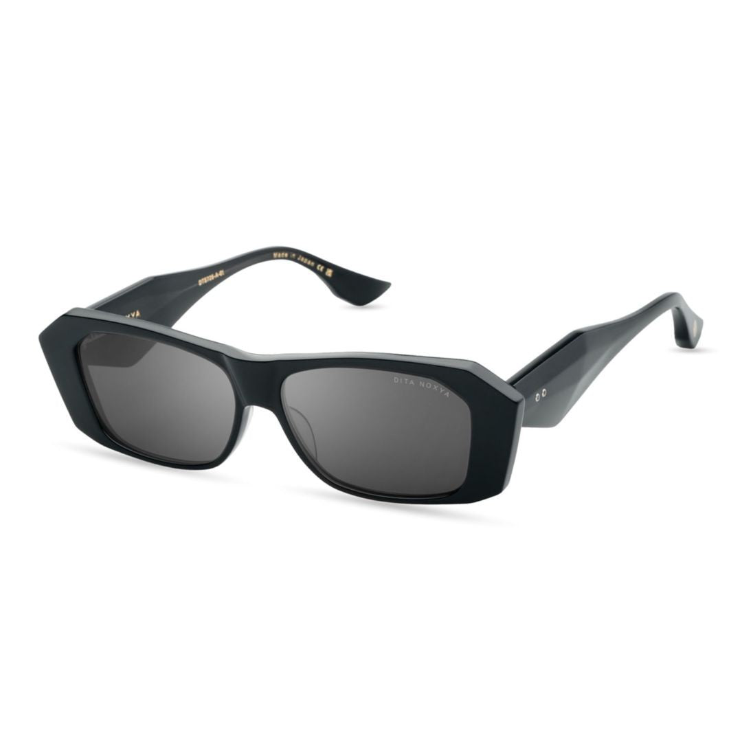 Dita Noxya Geometric Rectangular Frame Sunglasses With Tapered Temples