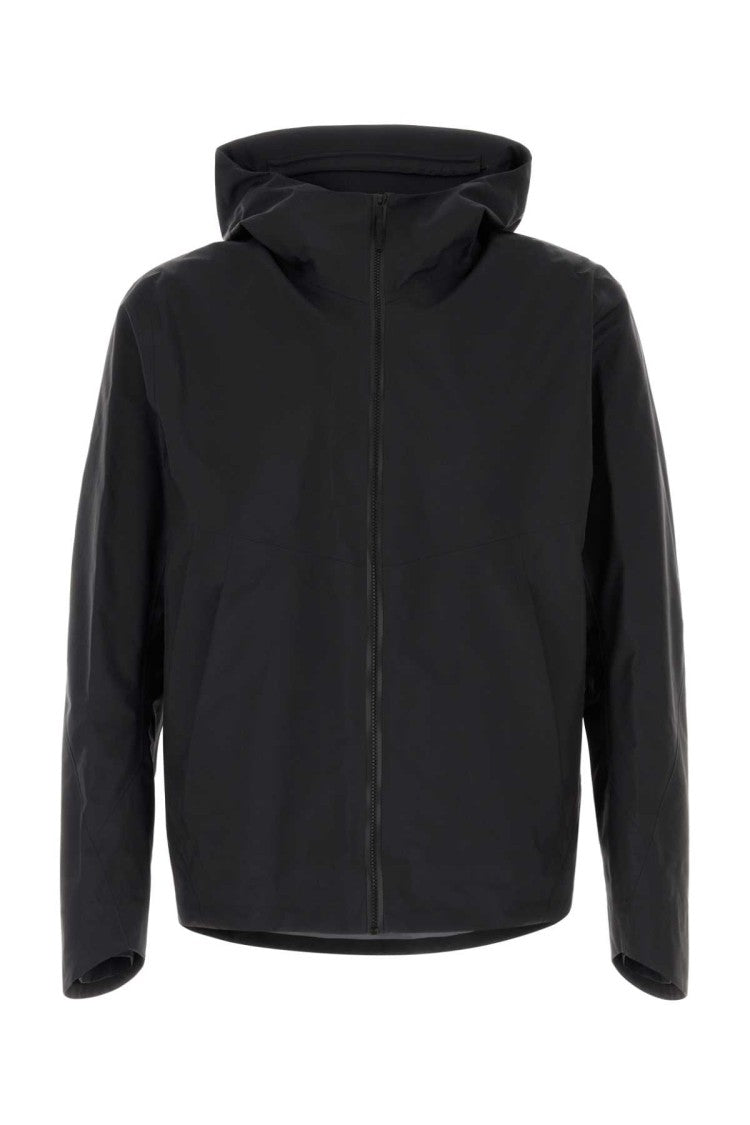 Veilance Black Nylon Arris Windbreaker