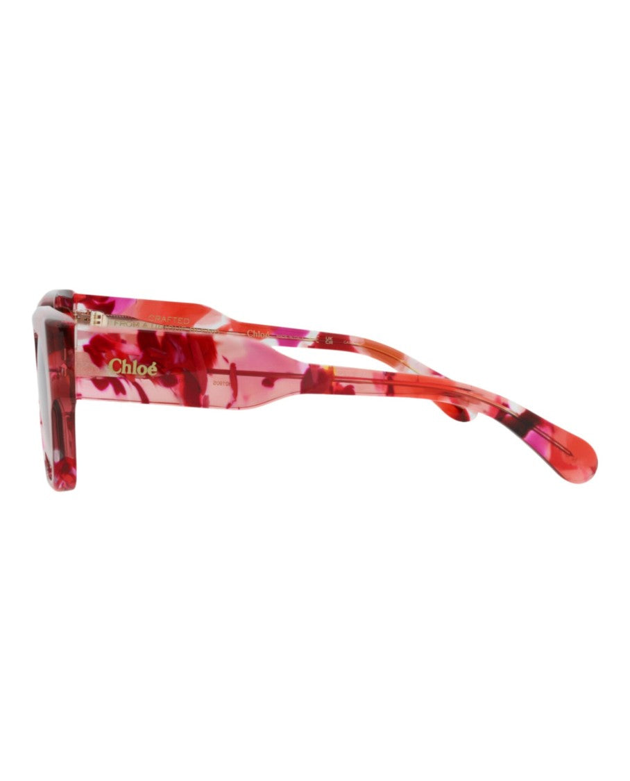 Chloé Square-Frame Recycled Acetate Sunglasses