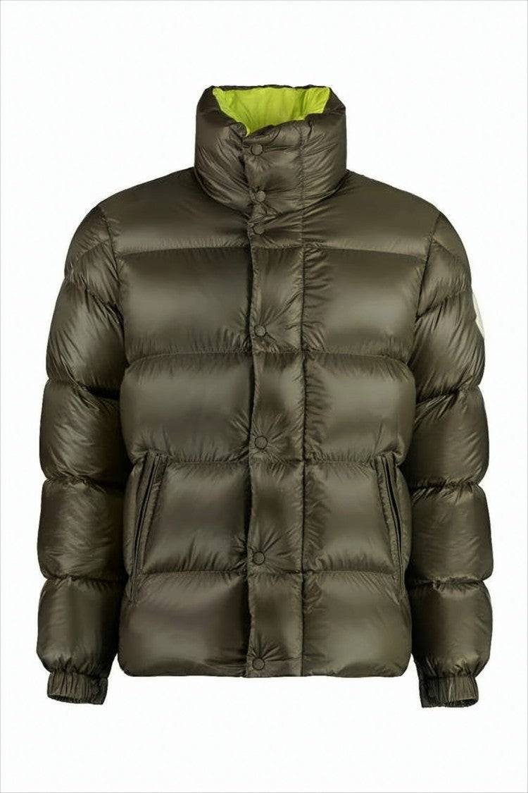 Moncler Quilted Puffer Jacket With High Collar