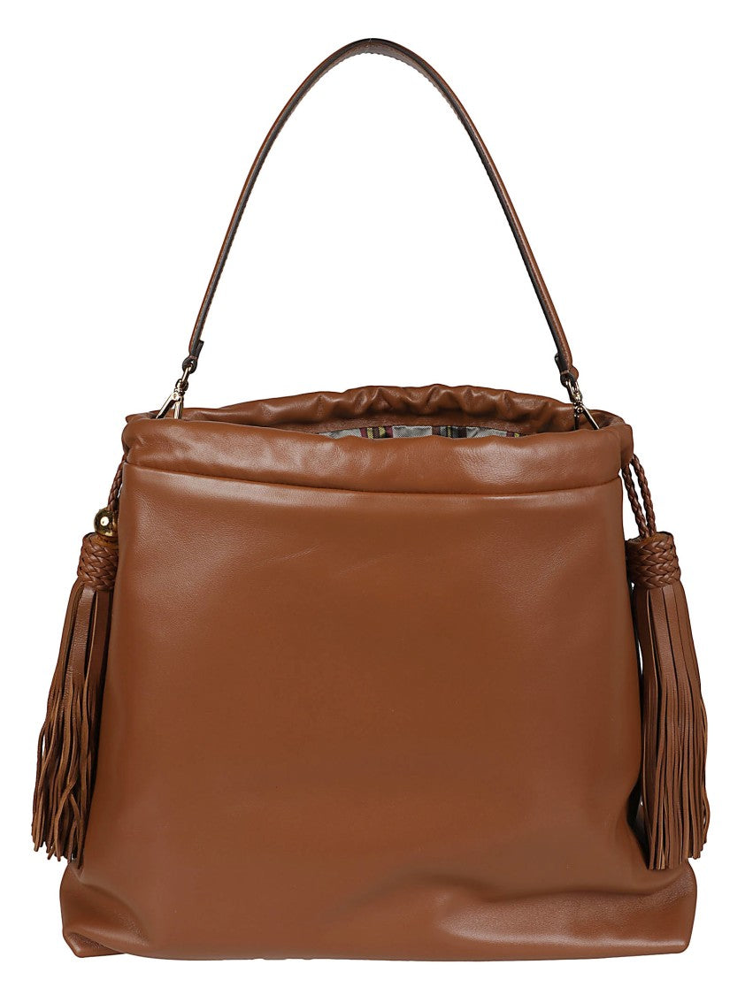 Etro Spacious Kalispera Shopping Bag With Braided Tassels