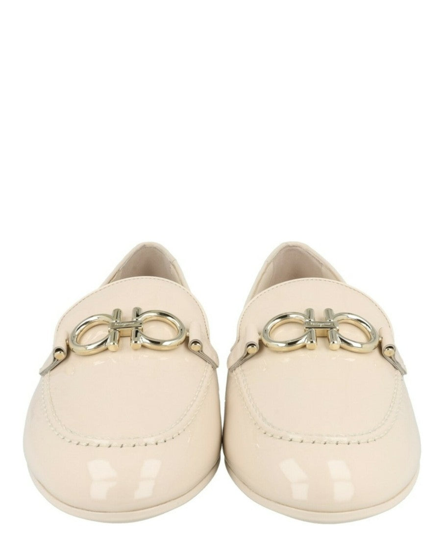 Ferragamo Trifoglio Patent Leather Loafers - Narrow Width