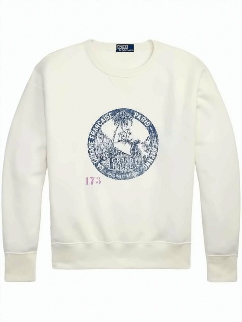 Polo Ralph Lauren Vintage Graphic Long-Sleeve Sweatshirt
