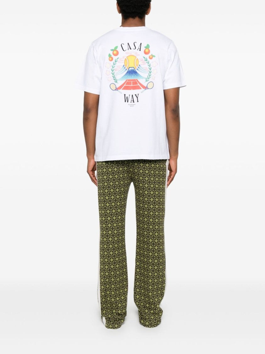 Casablanca Casablanca Graphic T-Shirt With Classic Crew Neck