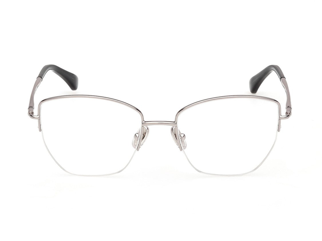 Max Mara Dark Green Mm5234 Geometric Metal Eyeglasses