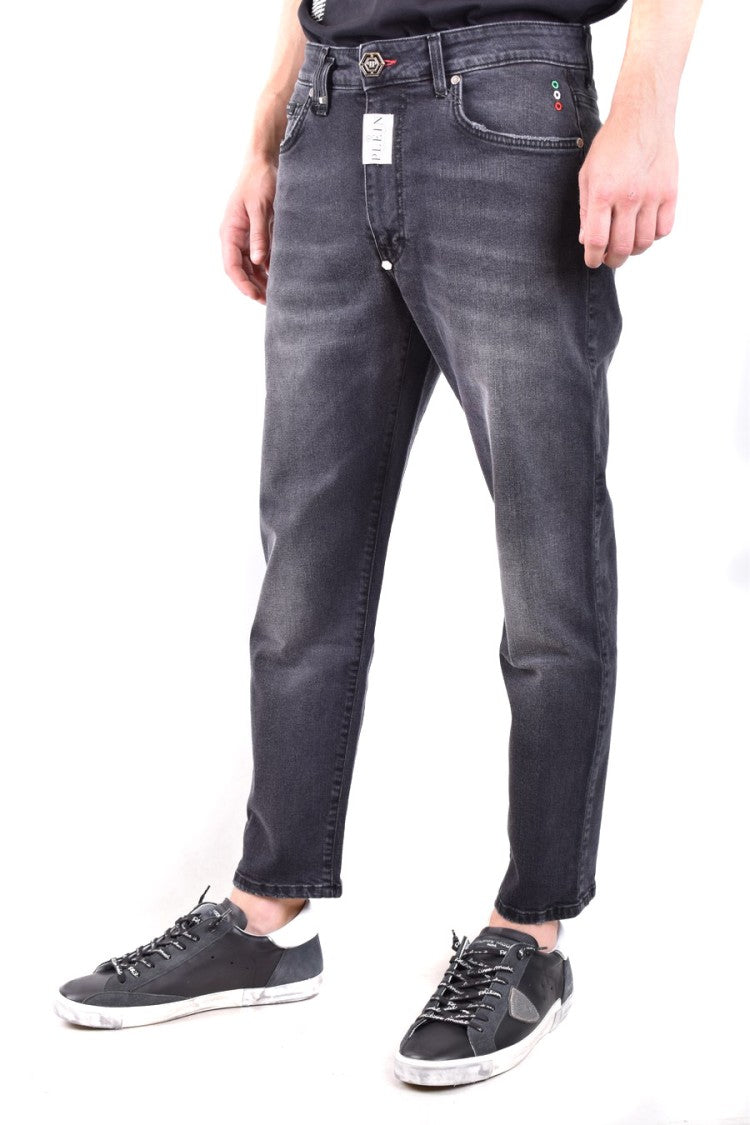 Philipp Plein Grey Denim Jeans