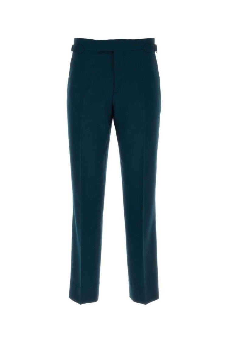 Vivienne Westwood Petrol Blue Wool Sang Pant