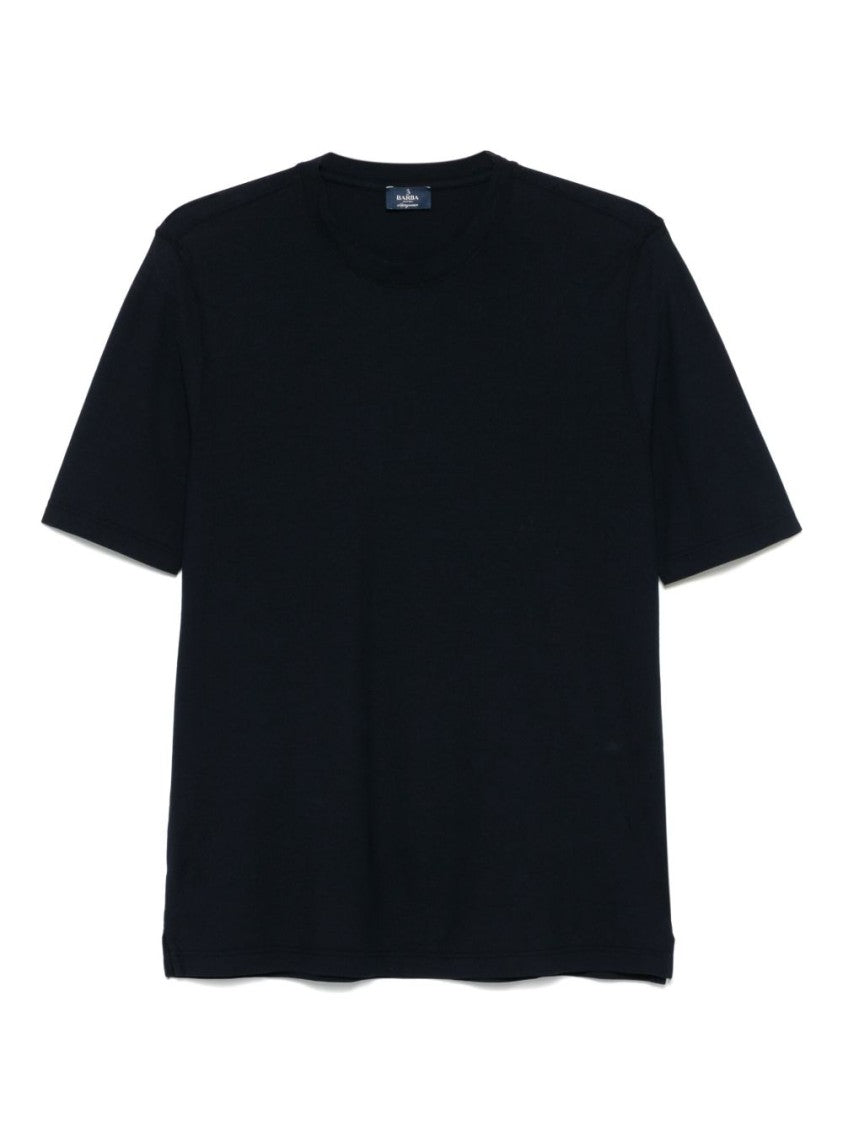 Barba Black Crew Neck T-Shirt