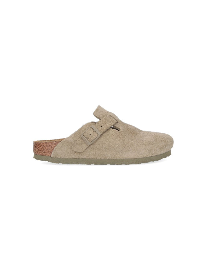 Birkenstock "Boston" Mules – Green