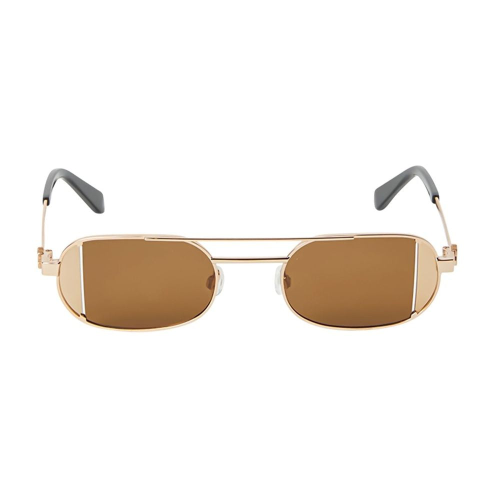 Off-White Oeri14h Lynn Gold-Tone Metal Frame Sunglasses