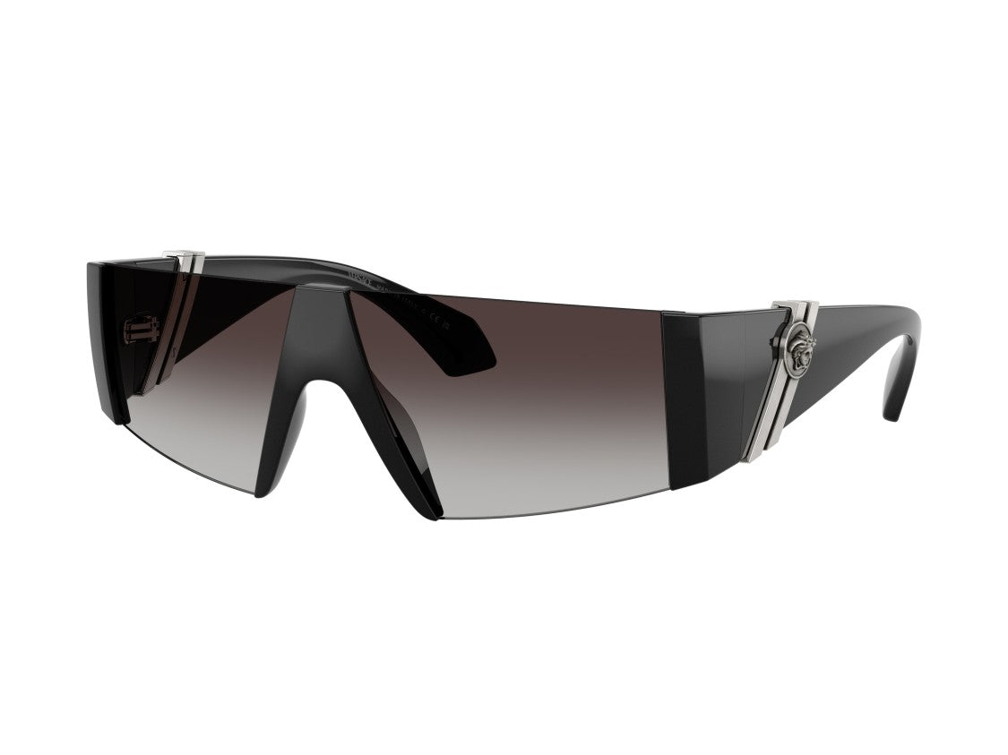 Versace 0Ve4516 Gradient Metal Oversized Shield Sunglasses