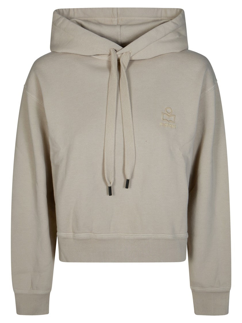 Isabel Marant Salmy-Gz Cropped Hooded Sweatshirt