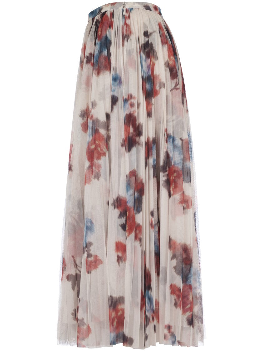 Philosophy Di Lorenzo Serafini Pleated Skirt With Floral Print
