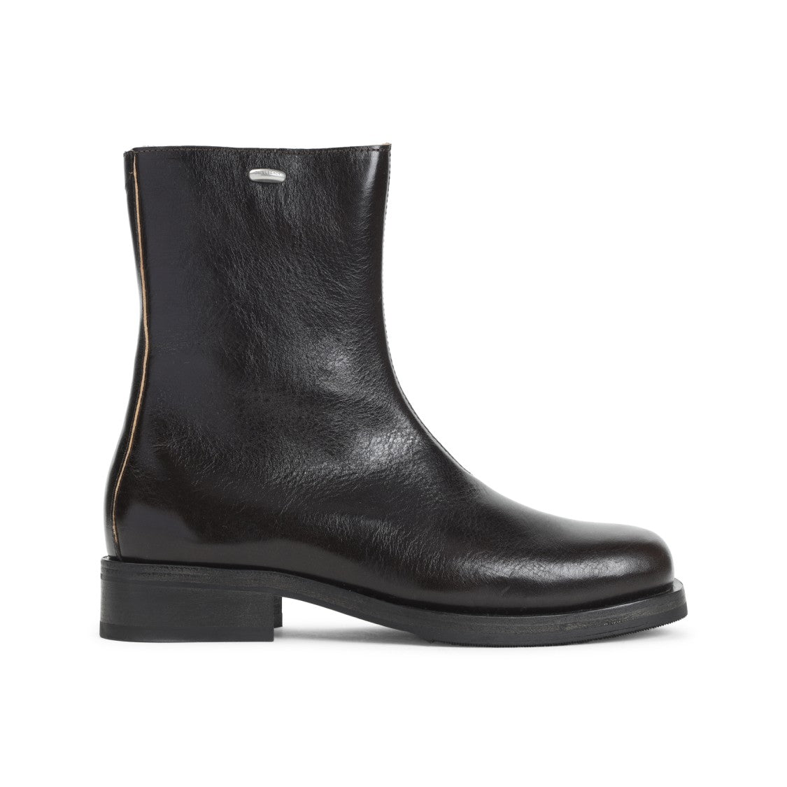 Our Legacy Deep Americano Brown Cow Leather Camion Boots