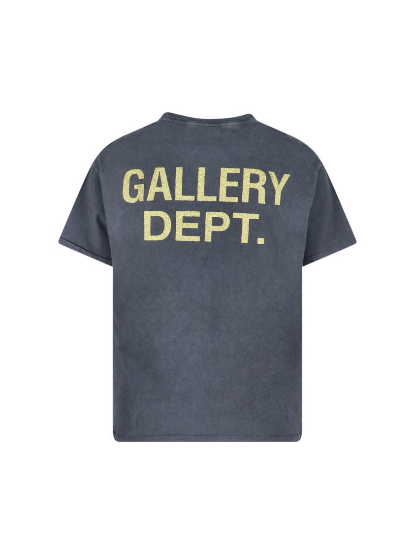 Gallery Dept. Worn Black Graphic T-Shirt