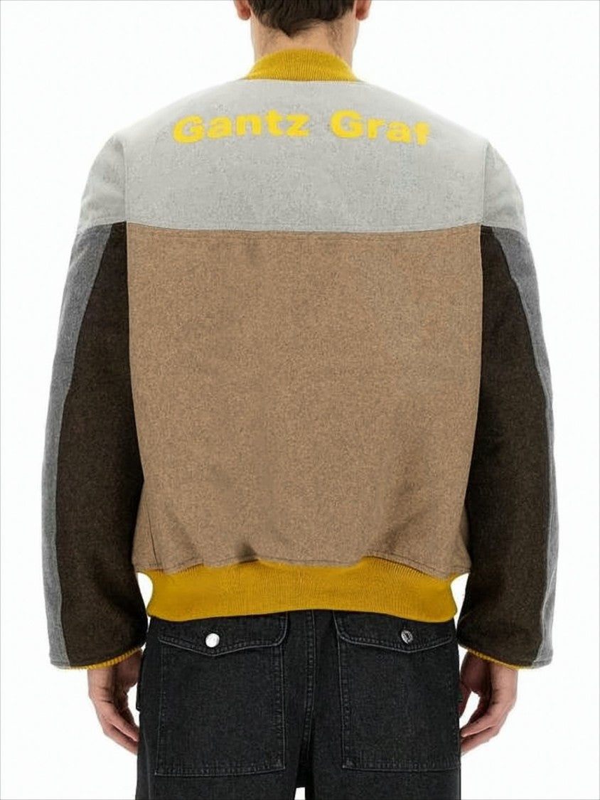 Aïe Color-Block Casual Jacket With Bold Back Detail