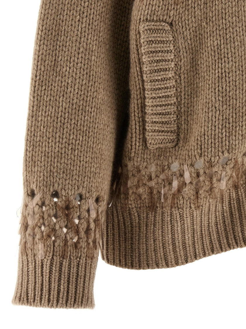 Brunello Cucinelli Drop Sequin Cardigan