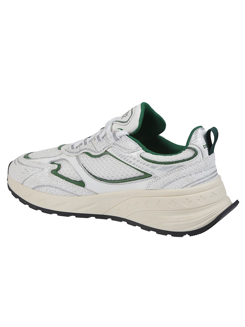 Dsquared2 Sprinter Lace-Up Calf Leather Sneakers