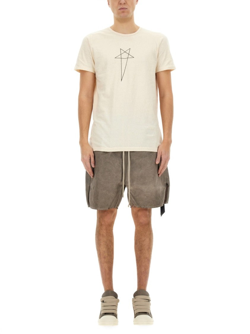 Drkshdw By Rick Owens Zippered Bermuda Shorts