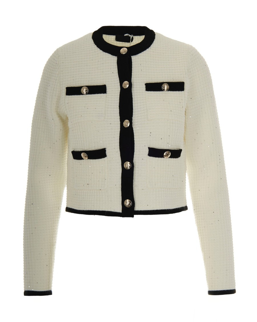 Liu Jo Milk/Black Lurex Jacket
