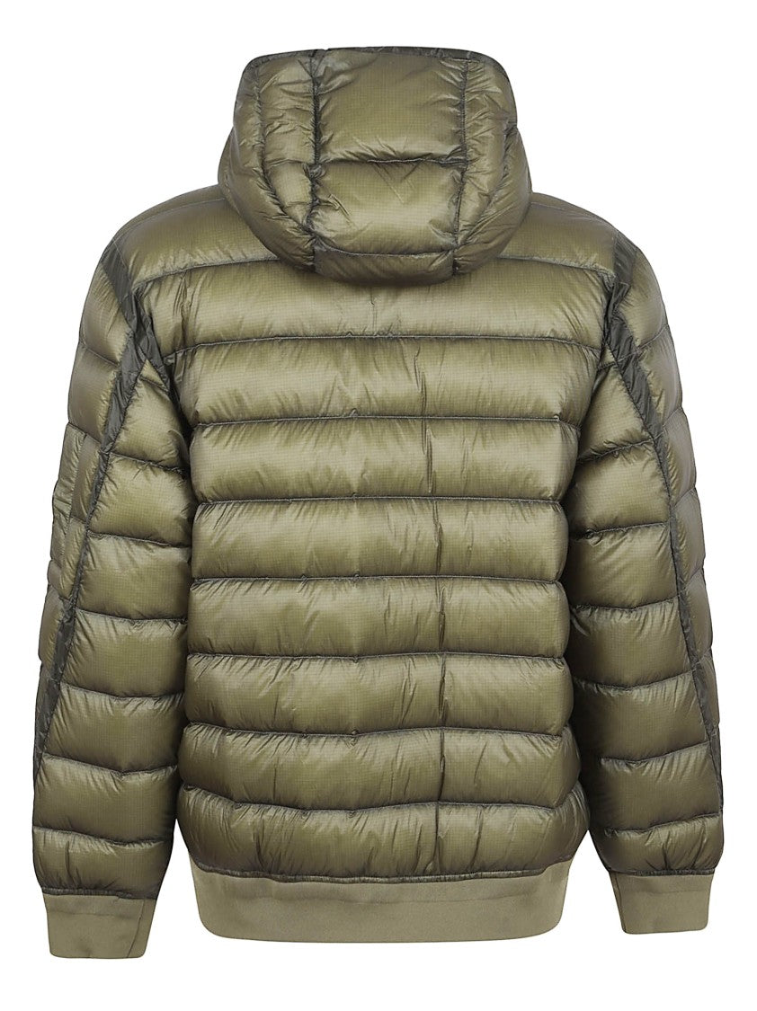 C.P. Company Vibrant Blue Quilted Jacket With Hood