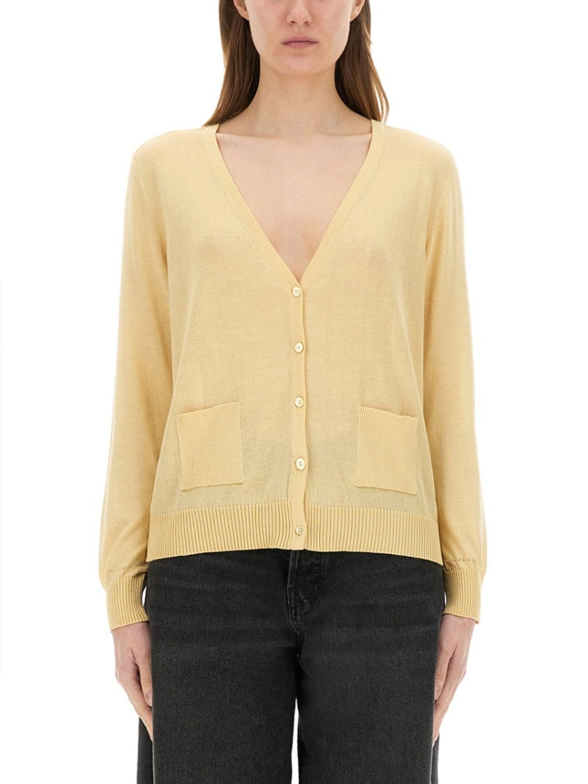 Paul Smith Deep V-Neck Knitted Cardigan