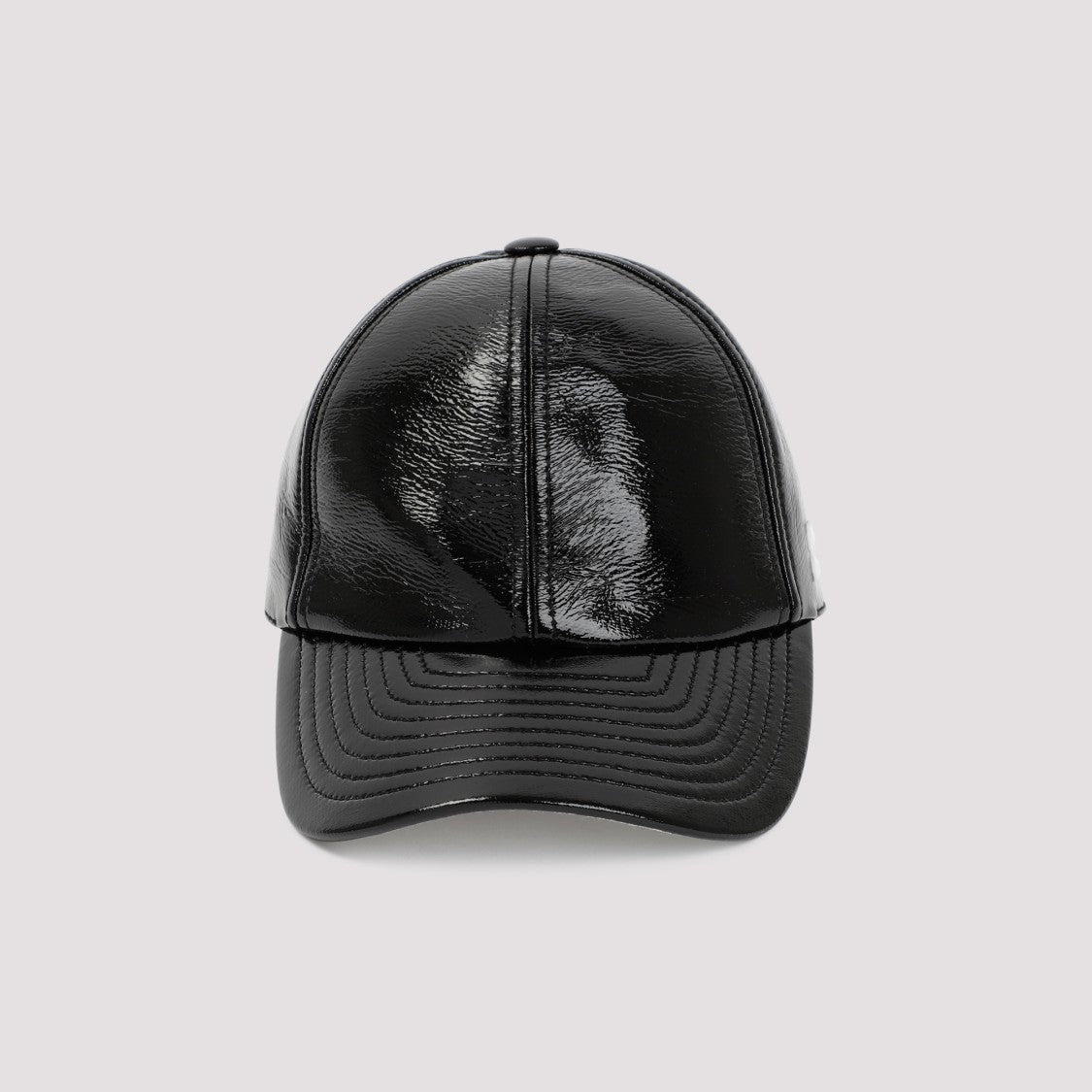 Courrèges Black Signature Vinyl Cap