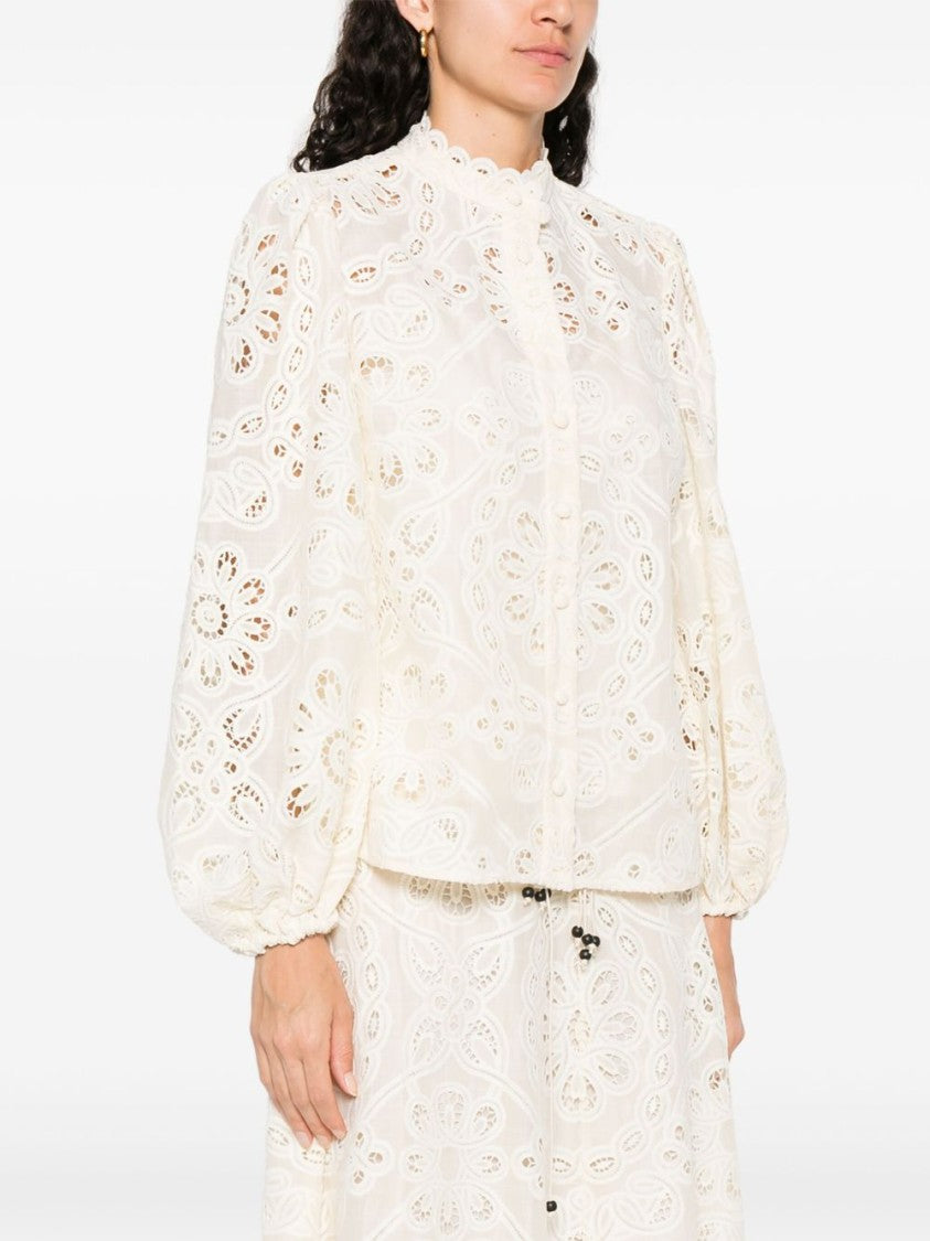 Zimmermann Rhiannon Embroidered Blouse