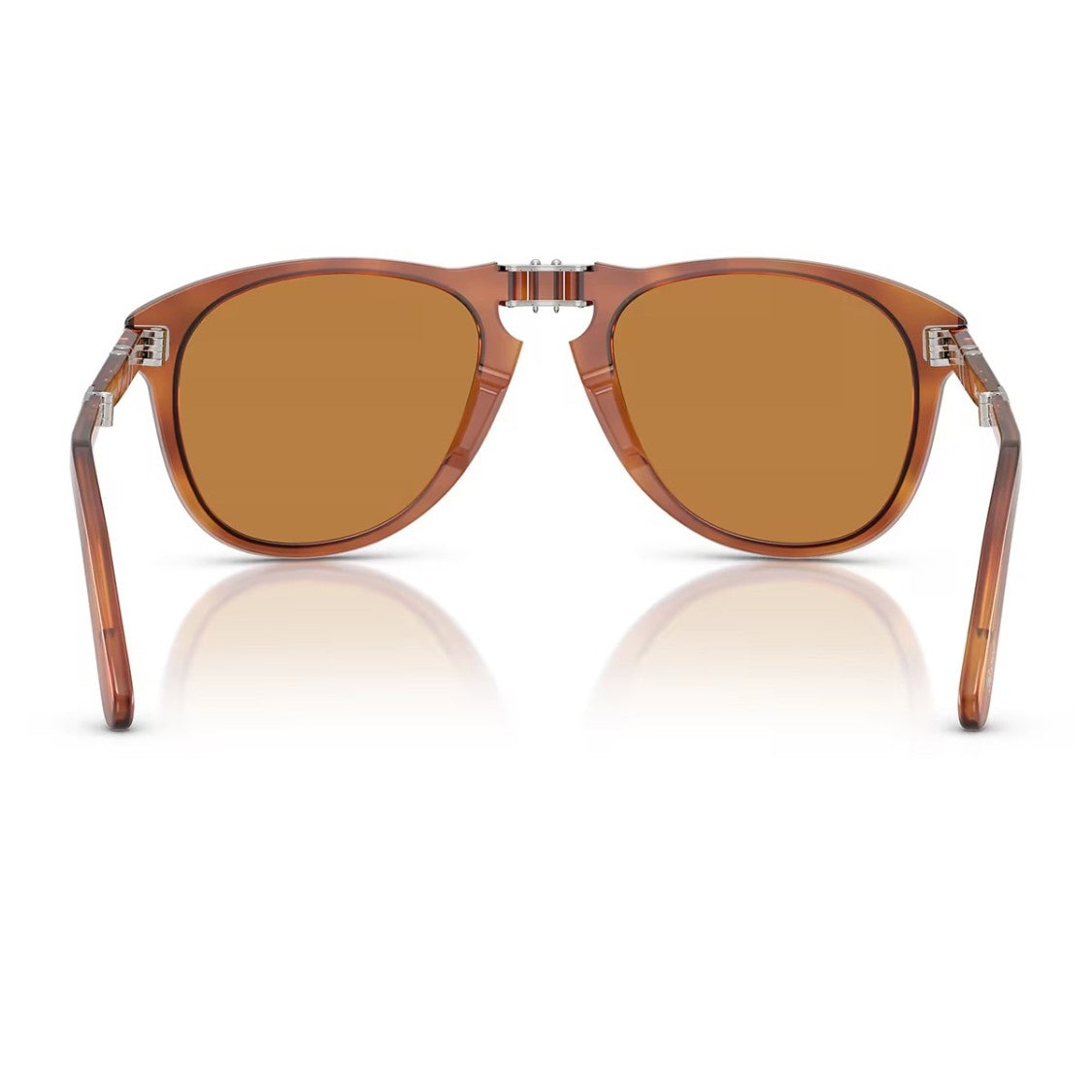 Persol Havana Po0714sm Steve Mcqueen Acetate Pilot Sunglasses