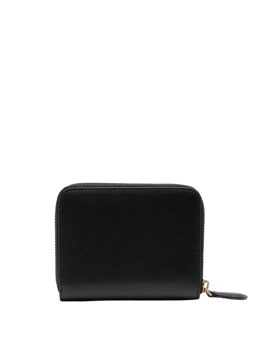 Pinko Black Smooth Zip-Around Wallet