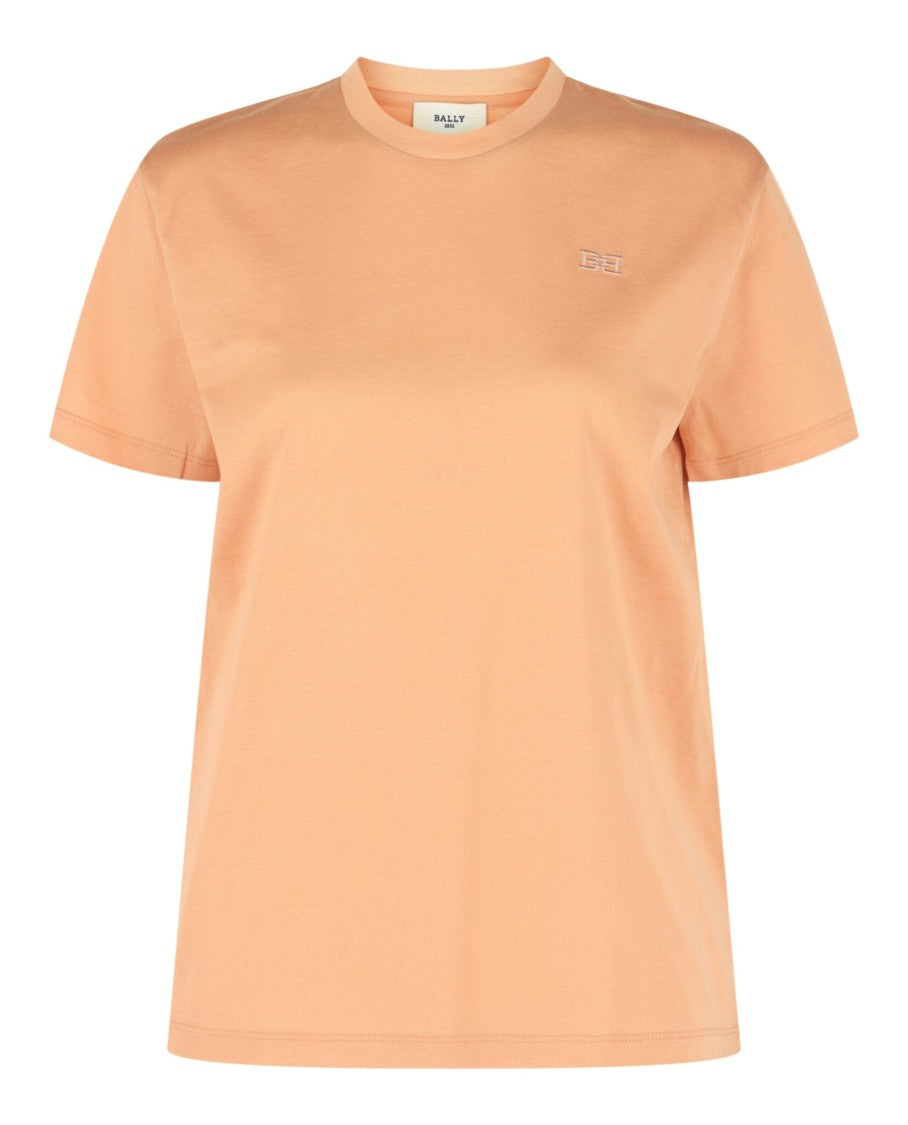 Bally Embroidered Cotton T-Shirt