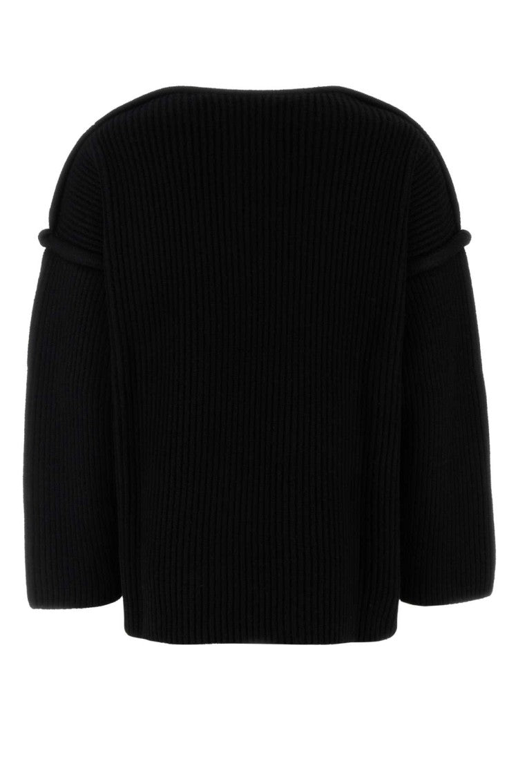 Jil Sander Black Wool Sweater