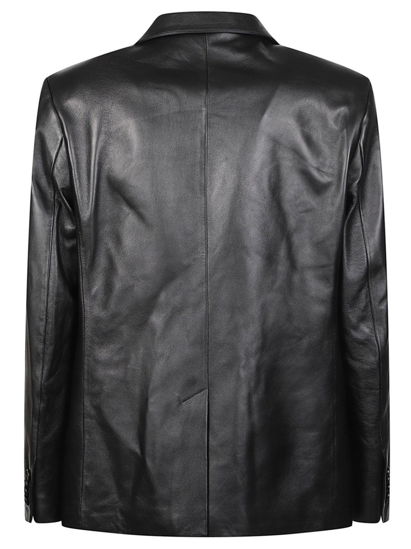 John Richmond Facij Minimalist Calf Leather Blazer