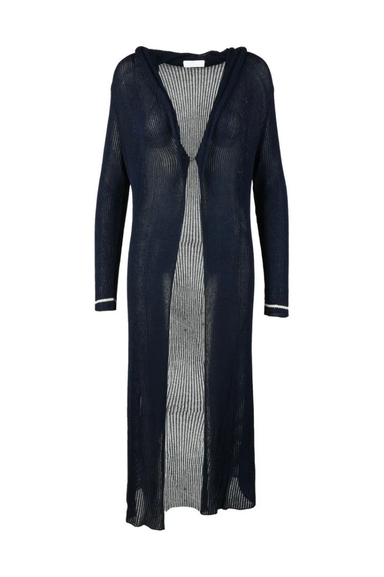 Rocco Ragni Lurex Cardigan - Blue