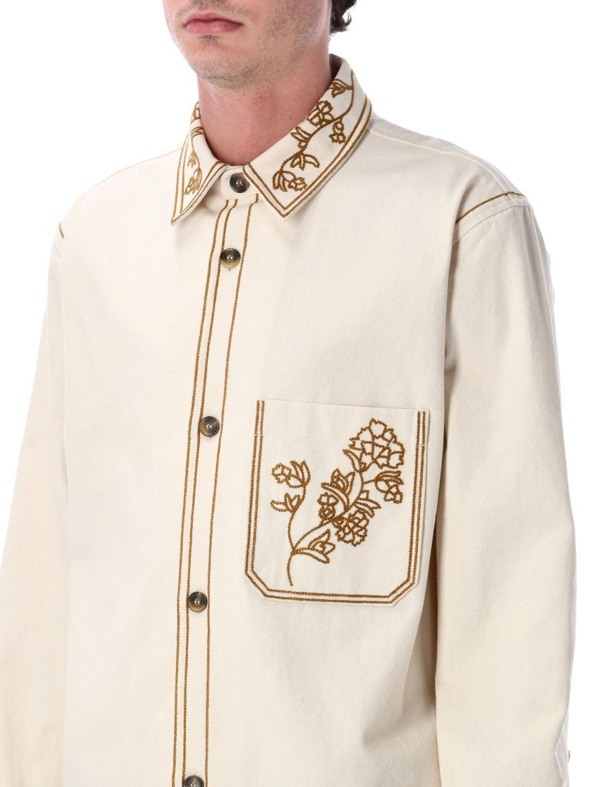 Isabel Marant Marant Rudy Floral Embroidered Overshirt
