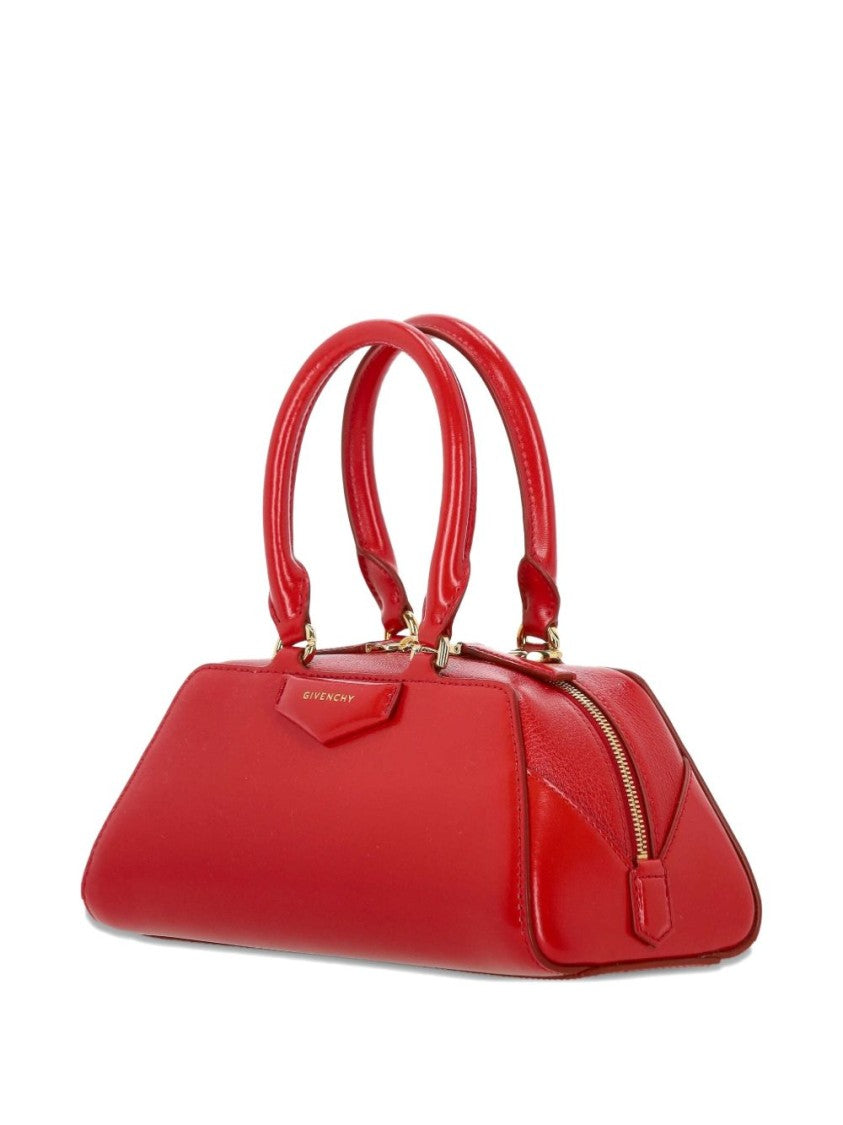 Givenchy Structured Red Shoulder Bag